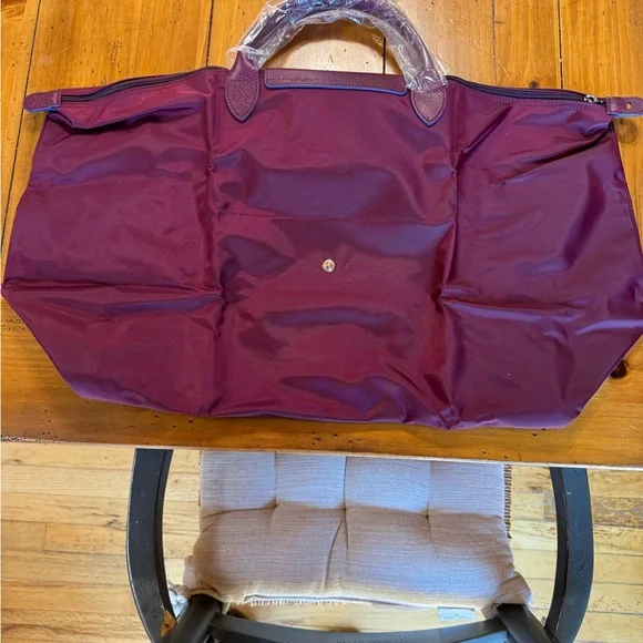 Longchamp Le Pliage Large Tote – Color: Prune - Picture 5 of 5